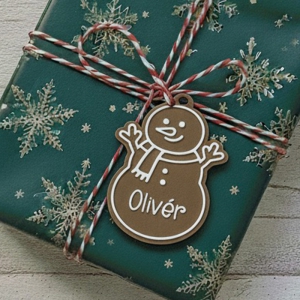 Ajándékkísérő: Hóember