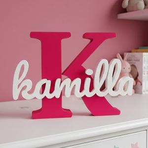 Név dekoráció gyerekszobába